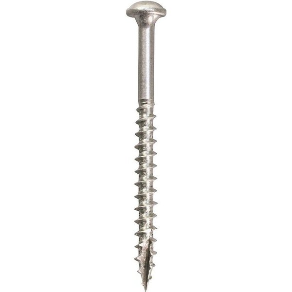 Kreg Wood Screw, #8, 2-1/2 in, Stainless Steel SML-C250S5-50